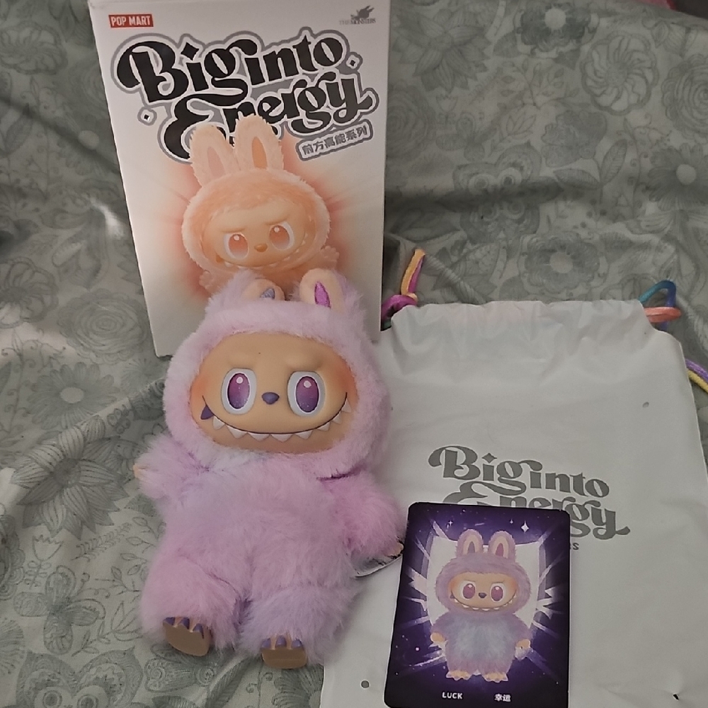 Big Into Energy Purple Stuffed Animal Toy